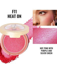 Oulac Luminisers Powdery Blusher for Cheeks Face Glow,Brighten 4.8g