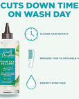 Carol’s Daughter Wash Day Delight Love at First To Foam Sulfate Free Shampoo with Aloe and Micellar Water, Paraben and Silicone Free, Micellar Shampoo for Kinky, Curly Hair, 16.9 fl oz
