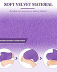 SATINIOR 4 Packs Self Tanning Mitt Applicators Double Sided Sunless Tanning Mittens Reusable Applicator Mittens Tanner Gloves with Thumb(Purple)