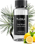 Hotel Waterless Diffuser Oil Oud Wood, Essential Scent Oil Usage Cold Air Waterless Diffuser, Luxury Scents Oils Fragrance Bottle120 ML Home Natural Flavour