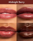 Summer Fridays Dream Lip Oil - Tinted Lip Oil with Moisturizing Sheer Coverage, High-Shine and Deep Hydration - Non-Sticky Formula for Long-Lasting Softness - Midnight Berry (0.15 Oz)