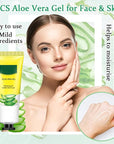 8PCS Aloe Vera Gel for Face & Skin,Organic Aloe Vera Gel,Hydrating After Sun Cream for Travel Size,Moisturizing Lotion for Skincare,After Sun Lotion for All Skin Type(I)