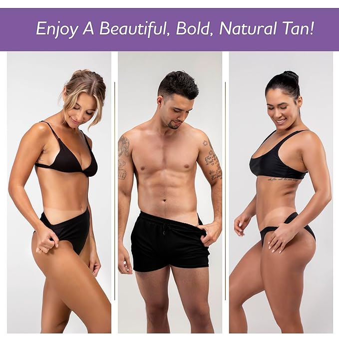 Norvell Tanning Bundle: Self Tan Extender Lotion, 8,5 fl. oz. + Streak Free Tan Applicator Mitt - Premium After Tanning Lotion Moisturizer and Washable Mitt for Flawless Results