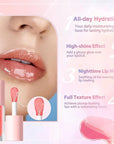 LANGMANNI Lip Oil,No-Sticky Gloss Lip Balm Lip Care,Fru
