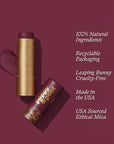 Poppy & Pout All Natural Lip Tint, Cardboard Tube, Hand-Filled, Beeswax, Vitamin E, Coconut Oil, Cruelty Free, All-Natural Shades (Lola)
