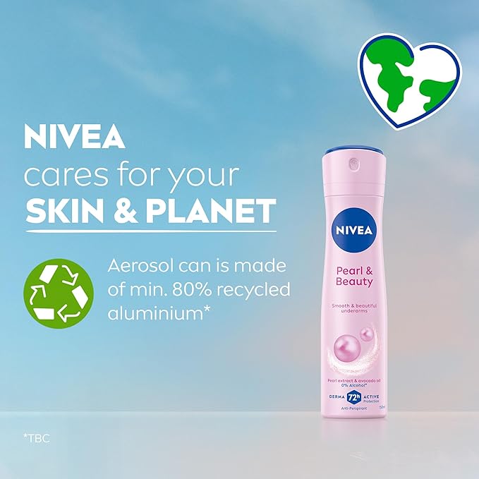 Nivea Pearl Beauty Spray Female Deodorant, 150 ml