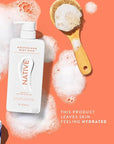 Native Moisturizing Body Wash Contains Naturally Derived Ingredients | For Women & Men, Sulfate, Dye, & Paraben Free Leaving Skin Soft and Hydrated | Peach & Orange Blossom 18 oz
