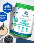 BioTrust Low Carb Lite, Low Calorie Protein Powder – Low Carb, Sugar Free, Low Sodium, Keto Protein Powder – 20g Grass-Fed Whey Protein Isolate with Digestive Enzymes – Unflavored, 14 Servings