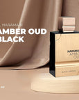 Al Haramain Amber Oud Black Edition Eau de Perfume Spray for Unisex, 2.0 Ounce