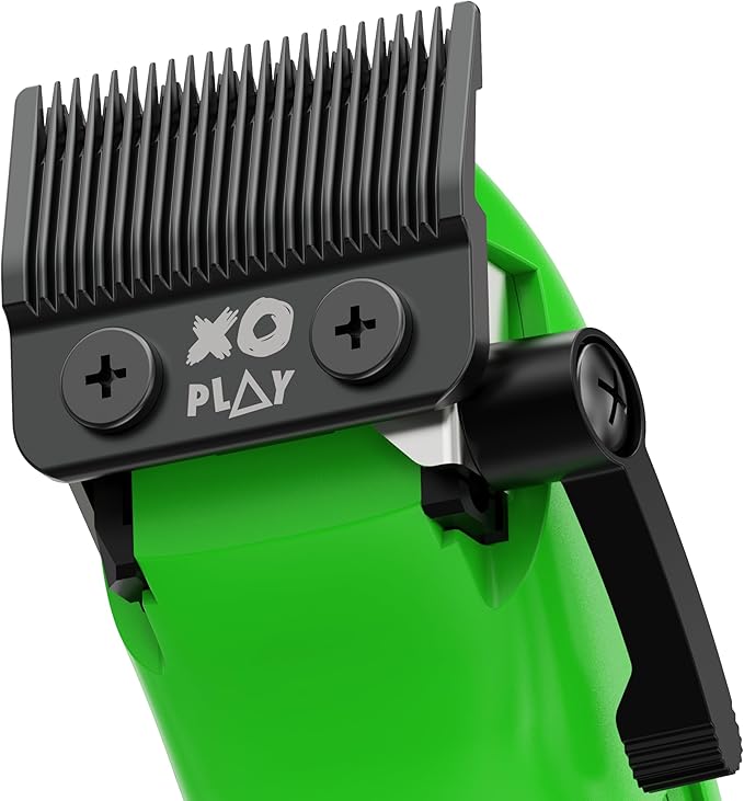 TPOB Play Barber Hair Clippers for Men 7500 RPM with Rubber Grips (Green)