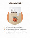 SKINFOOD 1957 Carrot Carotene Mask10ea Set - Beta Carotene, Carrot Seed Oil Extract, For All Skin Type, Moisturizing and Soothing, For Sensitive Skin type, Redness Relief 9.1fl.oz, 270ml