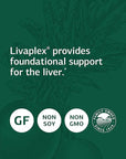 Standard Process Livaplex - Whole Food Bowel, Digestion and Digestive Health, Liver Health and Gallbladder Support with Spanish Black Radish, Betaine Hydrochloride, and Organic Carrot - 90 Capsules