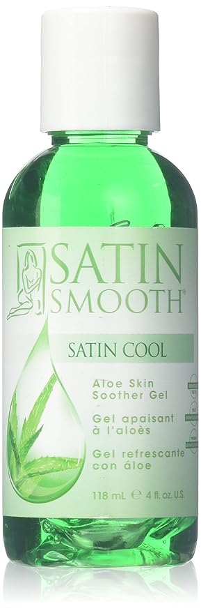 SATIN SMOOTH Cool aloe vera skin soother, 4.0 ounce, 4 Fl Ounce