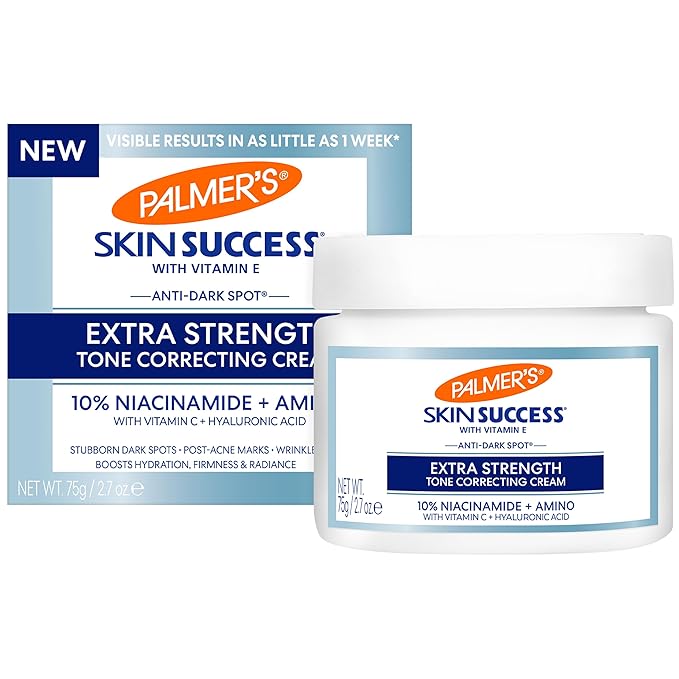 Palmer's Skin Success Extra Strength Tone Correcting Face Cream, 2.7 Fl Oz, Dark Spot Corrector for Discoloration, Age Spots and Post-Acne Marks