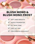 Oulac Baby Pink Blush Makeup| Highly Pigmented Cream 4.8g