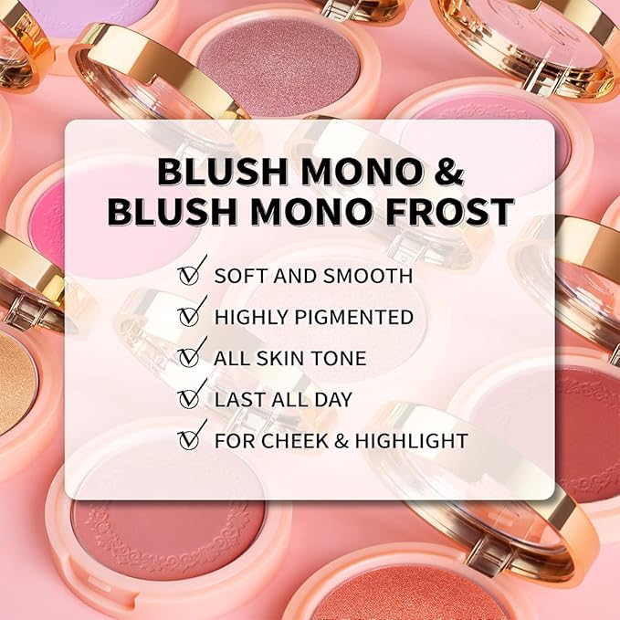Oulac Baby Pink Blush Makeup| Highly Pigmented Cream 4.8g