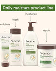 Aveeno Daily Moisturizing Body Lotion, Body Lotion for Dry Skin with Prebiotic Oat, Paraben Free, Fragrance Free, Non-Greasy, Non-Comedogenic Moisturizer, 8 FL OZ