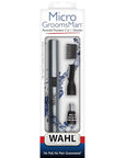 Wahl Micro Groomsman Battery Personal Trimmer for Hygienic Grooming with Rinseable, Interchangeable Heads for Eyebrows, Neckline, Nose, Ears, & Other Detailing - 05640-600