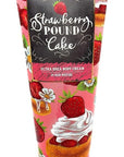 Bath and Body Works Body Care - 24 Hour Moisture Ultra Shea Body Cream - 8 oz - Strawberry Pound Cake