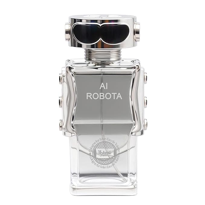 Hybrid & Company Ai Robota For Men Pour Homme Eau de Toilette Vaporisateur Natural Spray 3.4 Fl Oz
