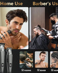 Ufree Professional Hair Clippers for Men, Clippers and Trimmers Set, Barber Clippers, Electric Beard Trimmer with Barber Bag, Gifts for Men