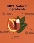 Poppy & Pout Blood Orange Mint Jumbo Lip Balm | All Natural Lip Balms & Moisturizers | Hydrates with Beeswax, Vitamin E, Organic Coconut Oil | Cruelty-Free | Lip Balm in Recyclable Cardboard Tube