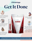 AXIO Regular Energy Drink Powder, Sour Cherry, 30 Packets, Instant Energy Powder, Energy Supplement in a Drink Mix, w/B Vitamins, DMAE, L-Theanine, Quercetin, Green Tea & Pine Bark Extract