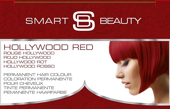 Smart Beauty Red Hair Dye with Plex Anti-Breakage Technology Protecting and Restoring Hair Structure, Plum Color, Vegan and Cruelty-Free