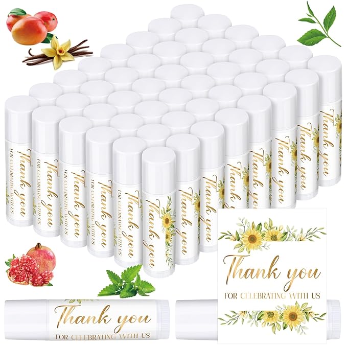Dunzy 50 Pcs Thank You Gift (Sunflower)