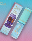 Juvia's Place Magic Lip Oil - Blue Berries - Smooth, Hydrating w/Vitamin E for Soft, Glossy, Juicy Lips - Infused with Fruit Extracts - Tinted, Shimmering, Lightweight & Non-sticky Lip Oil for Summer
