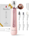 MelodySusie Professional Manicure Pedicure Kit,8-in-1 Electric Nail Drill Set with 5 Speeds,Rechargeable Cordless E-File with 360° LED Light,Perfect Hand Foot Care Trimmer Polish Tools - PC760G