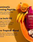 Coco & Eve Firming & Tan Prolonging Peptide Body Oil. Up to 28 Days Natural Tan Extender. After Sun Care with Tropical Oils, Vitamins C & E for Nourished, Glowy & Visibly Firmer Skin. (5.75 fl oz)