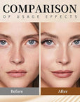 Airbrush Foundation Spray,Silk Flawless Airbrush Makeup,Buildable Coverage Foundation for Older Women,Teenagers,Middle-aged,Waterproof base de maquillaje (01 Natural/Warm Porcelain)