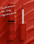 NYX PROFESSIONAL MAKEUP Butter Gloss, Non-Sticky Lip Gloss - Apple Crisp (Modern Red)