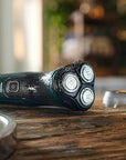 Philips Norelco Shaver 2600 Series, Wet and Dry Electric Shaver, Pop-up Trimmer, P-Cap, Travel Pouch, Dark Forest Green, Model X3052/91