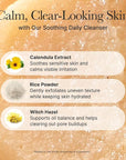 ARENCIA Calendula Rice Mochi Fresh Cleanser - Moisturizing, Brightening & Deep-Cleansing (4.23oz)