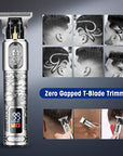 RESUXI Hair Clippers for Men & Electric Razor Shavers Set,Cordless Hair/Beard Trimmers Grooming Kit,Hair Liners Clippers for Hair Cutting Barbers Supplies,LCD Display 2 Foil Head