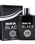 Hybrid & Company Man In Black Pour Homme Eau De Toilette Natural Spray 3.4FL.OZ