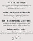 Jillian Dempsey FLYK Trick Mascara | Clean, Lash-Boosting, Natural Mascara & Eyeliner | 90 Degree Flexible Stamp
