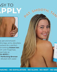 BE YOU BODY | Body Leg Perfecting Bronzer | Instant Healthy Waterproof Wash Off Radiant, Sun Free Natural Looking Transfer & Sweat Resistant Glowing Tan | No Orange Skin, No Stink, No Streak.