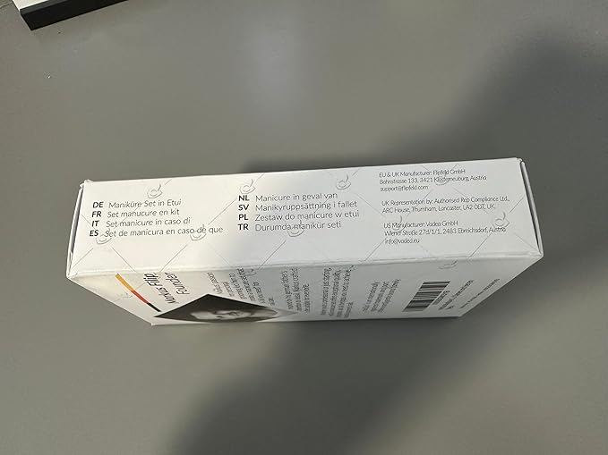 Manicure Set Women and Men – 12-Piece Professional Grooming Kit with Premium Tools, Artificial Leather Case, and exclusive Glass Nail File for Hand & Foot Care, German Quality