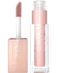 Maybelline Lifter Gloss, Hydrating Lip Gloss with Hyaluronic Acid, Ice, Pink Neutral, 0.18 Ounce