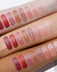 Oulac Nude Hydrating Lipstick Set For Women High Impact Lipcolor Tinted Lip Balm, Nourishing, Satin Finish, Moisturizing Creamy Formula, Vegan Clean Beauty Sensual Glow Rich Crème 01+02+04(SET 1)