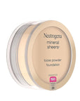 Neutrogena Mineral Sheers Loose Powder Makeup Foundation, Lightweight Face Makeup, Sheer to Medium Buildable Coverage, Sensitive Skin Foundation with Vitamins A, C, & E, Natural Ivory 20, .19 oz