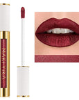 MAKI YIKA Dark Red Lipstick for Women Metallic Lipsticks Glitter Long Lasting Lipstick No Smudge No Transfer Liquid Pink Lip Gloss (BR011 Pure Envy)