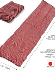 Exfoliating Washcloth [Made in Japan] Extra Long Exfoliating Towel Special Texture Makes Fluffy Foam Lather, Back Scrubber, Dead Skin Cell Remover, Loofah for Women and Men (Red)