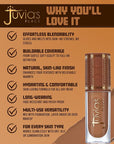 Juvia’s Place Bronzed Liquid Bronzer - Warm Pecan - Liquid Bronzer for Face w/Silky Blendable Texture - Buildable Coverage for Natural Contour & Dimension - Easy-to-Blend Patch-Proof Formula