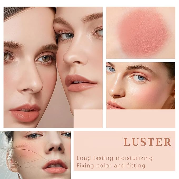 Blush Stick for Cheeks Makeup,Waterproof Cream Blush Face