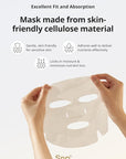 SNP Variety Ampoule Sheet Mask Set | Bird's Nest, 24K Gold, and Diamond Face Mask | Hydrating, Moisturizing, Nourishing for Sensitive Facial Skin | Korean Face Masks Skincare | 12 Sheets