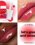 Lamel Hydrating Lip Oil LET`S GLAZE - Hydrating Lip